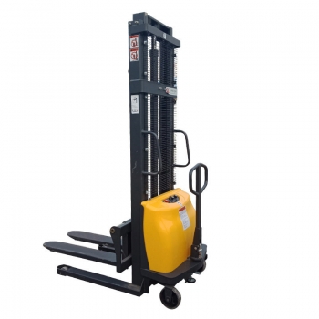 1.5T全新款半電動輕型堆高車可自由提升的半電動托盤堆高車