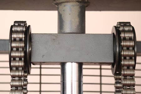 站駕式堆高車門架